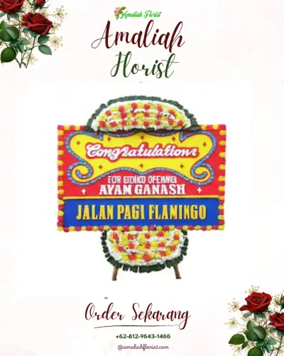 Bunga Papan Congratulation di Burno